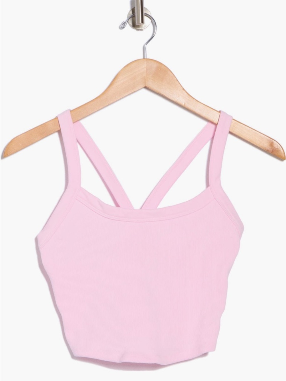 Free people FP Movement all clear ribbed rib crop camisole tank top NWT XL